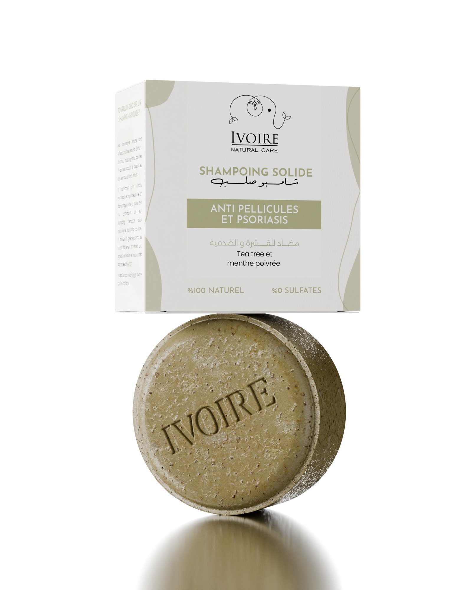 Shampoing solide Anti-Pellicules et psoriasis