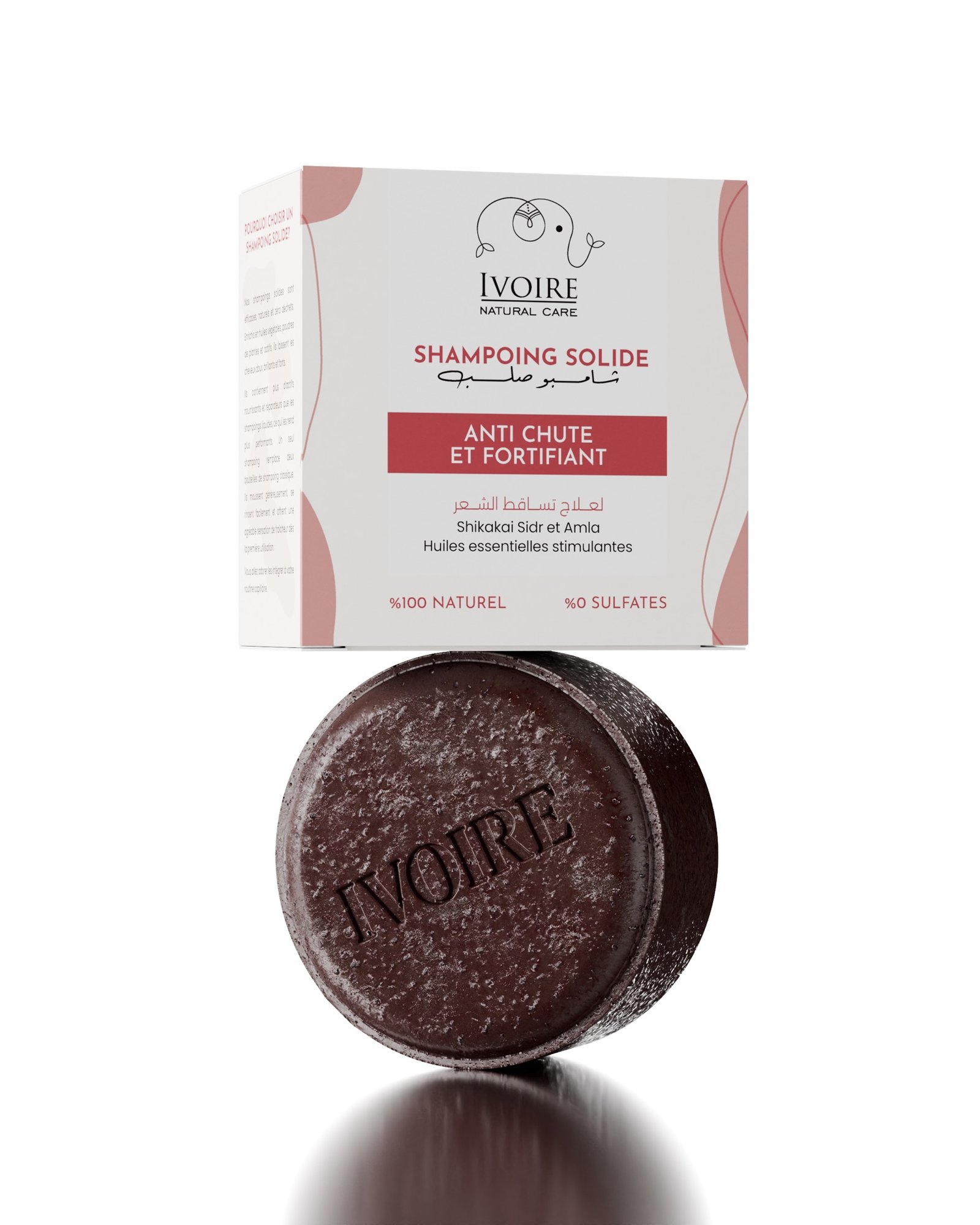 Shampoing solide anti chute et fortifiant