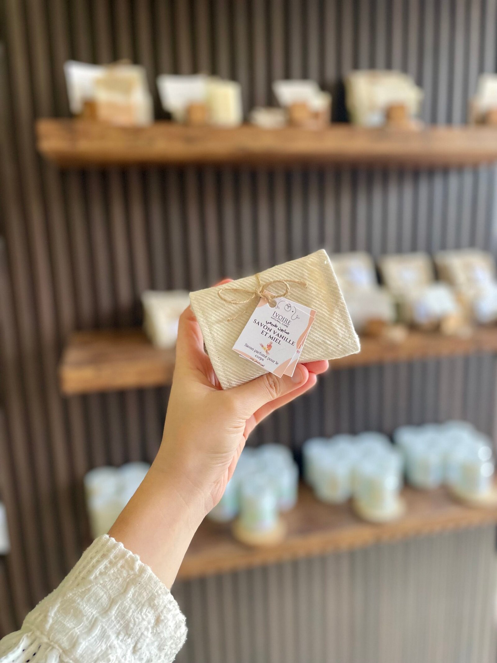 Savon corps vanille miel