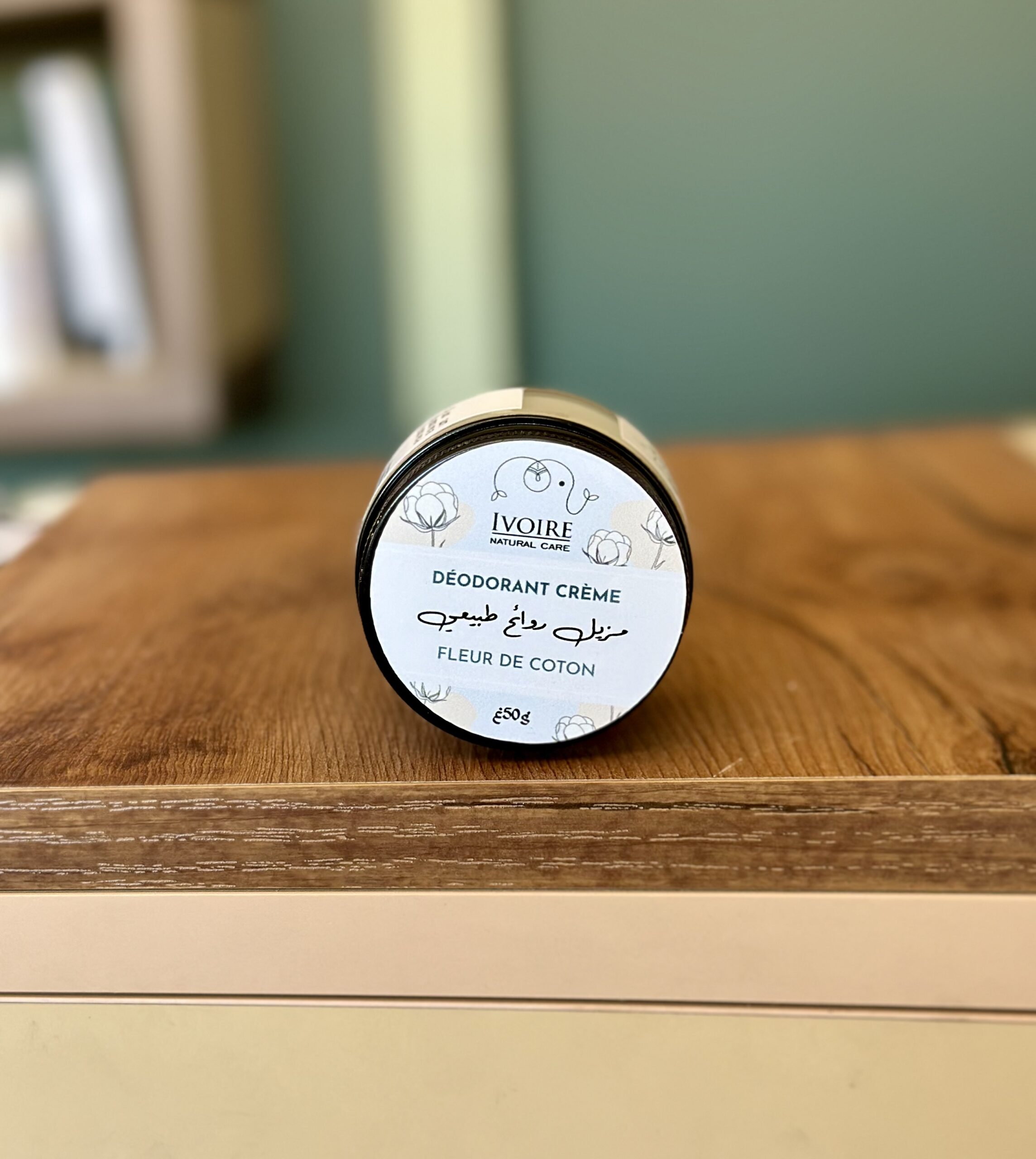 Déodorant naturel crème fleur de coton