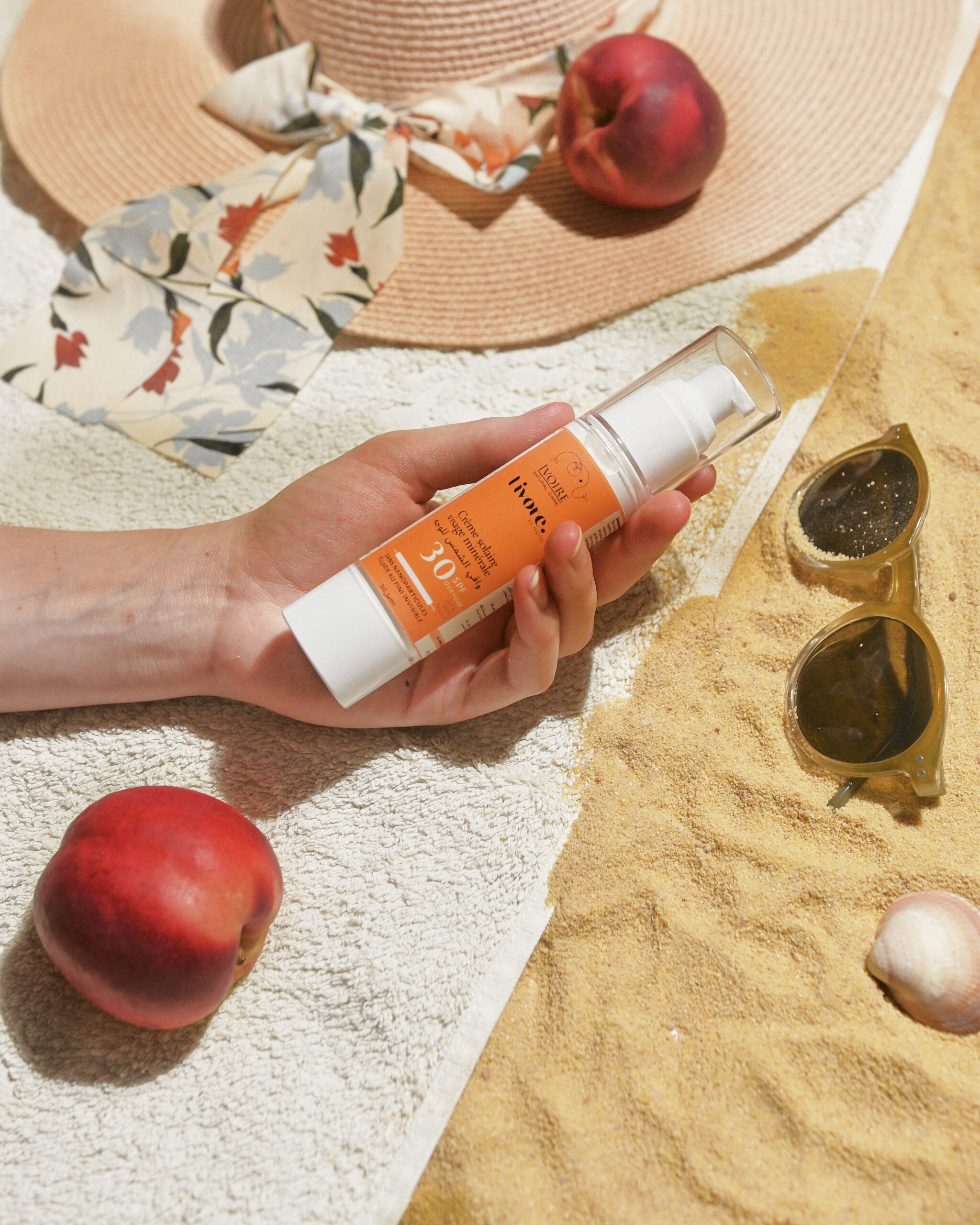 Crème solaire spf 30 naturelle ivoire