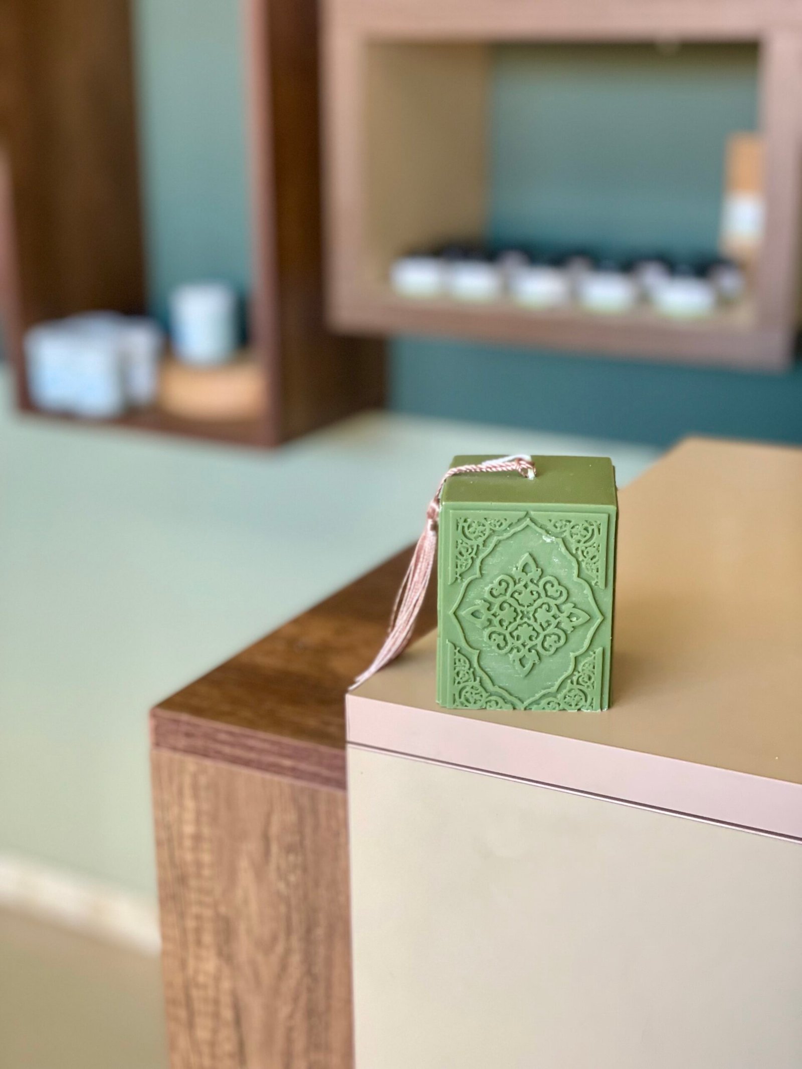 Bougie Arabesque Verte